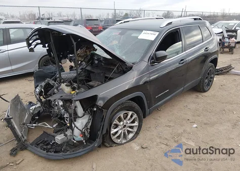 2019 Jeep Cherokee Latitude Fwd z USA, uszkodzony, nr VIN 1C4PJLCB2KD128892